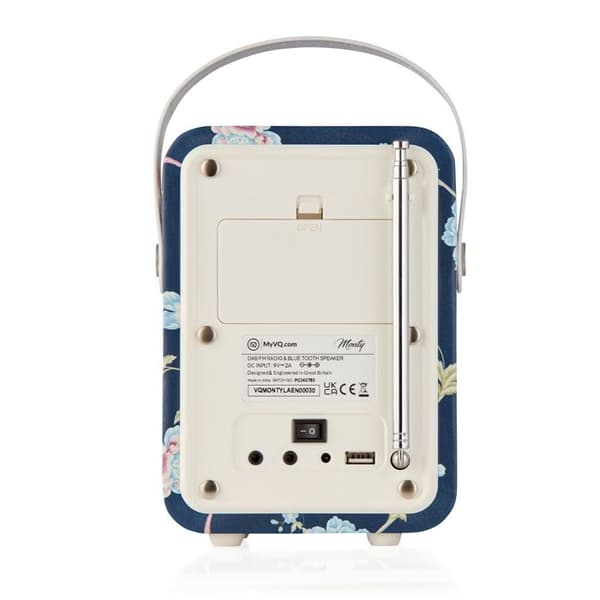 Radio Bärbar - Laura Ashley - Elveden Marine - DAB Plus - Bluetooth - Väckradio