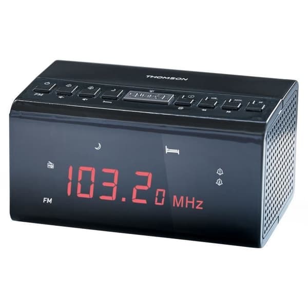 Klockradio - THOMSON - CR50 - Svart