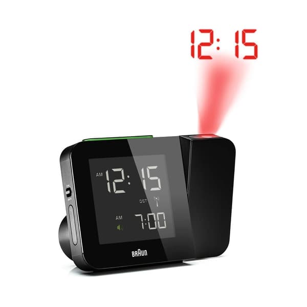 Braun Digitalt Radio Kontrolleret Projektions Ur