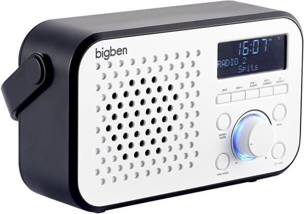 Bärbar radio med digital FM/DAB+-mottagare. Thomson TR24DAB