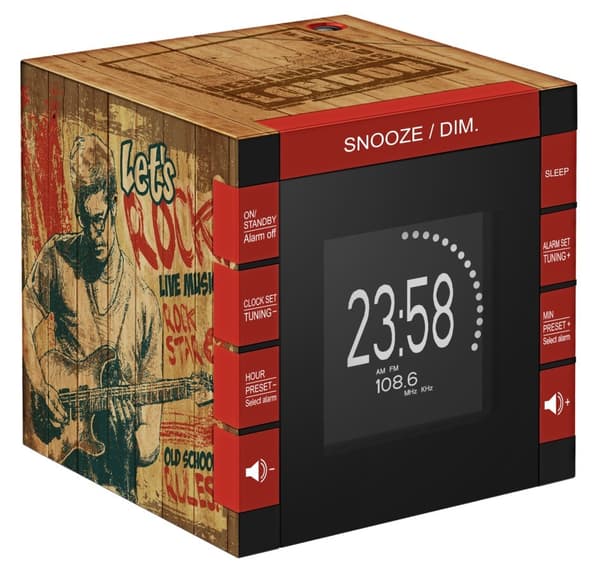 Bigben RR70PROCKWOOD - Clockradio med projektion og digital FM-tuner