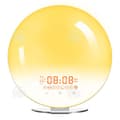Miniatyrbild 1 av 4: INN Wake-up LED-ljus väckarklocka gryning-skymningssimulator 2 väckarklockor 9 naturliga ljud snoozefunktion nattljus wake-up light bluetoo