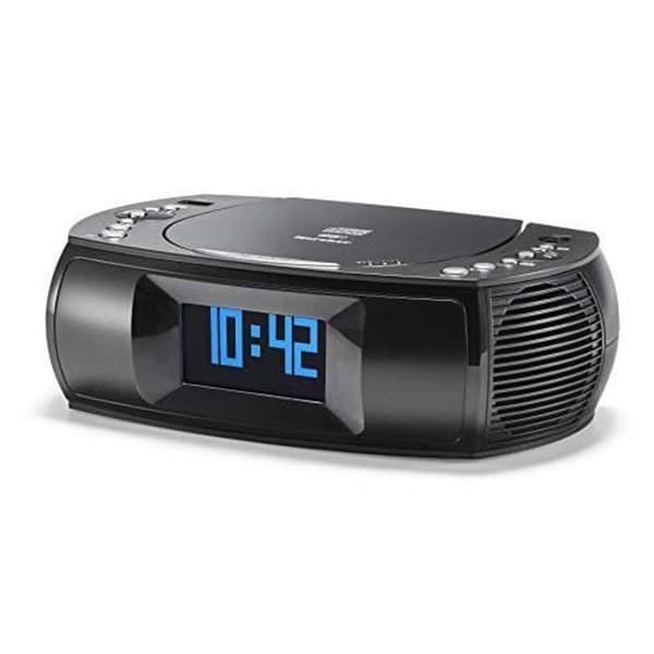 Karcher UR 1309D Klockradio med MP3-CD-spelare och Dab+-FM Radio 20 lagringsstationer - Väckarklocka med dubbla larm UR 1309