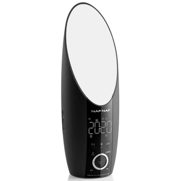 NAF NAF DNI050 ZEN - LEDS MP3 USB-ljus väckarklocka - Svart