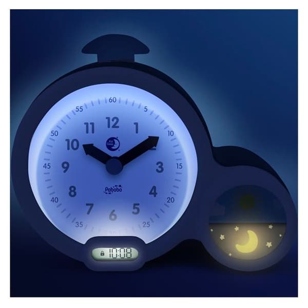 Kid'Sleep Educational barnväckarklocka - Claessens'Kids - Musical Night Light - Day/Night - Blue