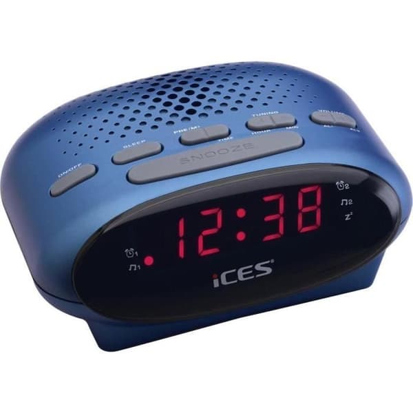 SCD-42 Lenco, klockradio, ultrakortvåg (FM), blå