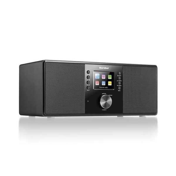 Karcher Dab 7000i Internet Radio Dab +-FM RDS - WiFi & Bluetooth - USB-anslutning - AUX-in - Väckarklocka med Dubbel Alarm Svart