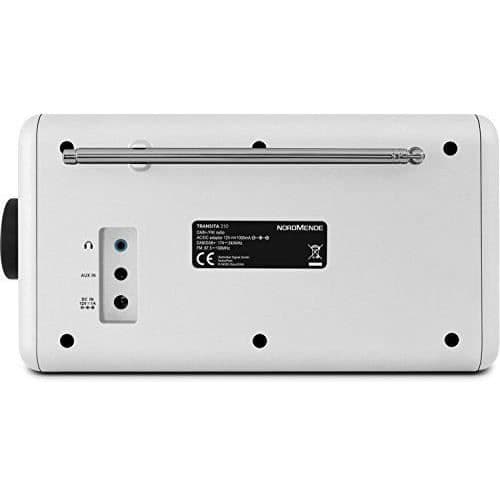 nordm fin Transita 210 Digital Radio DAB + Portabel Vit