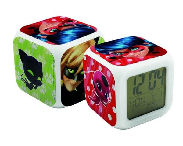 Barnväckarklocka Joy toy - 1 - Miraculous Alarm Clock Cube i presentförpackning - 8 x 8 x 8 cm, liten storlek