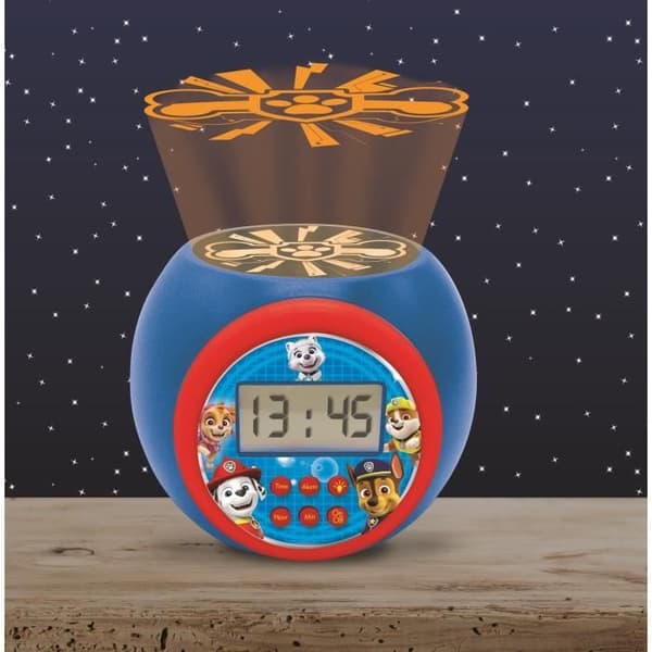 Paw Patrol projektor väckarklocka med timerfunktion