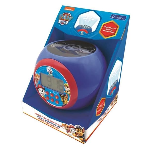 Paw Patrol projektor väckarklocka med timerfunktion