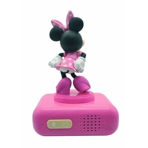 Minnie 3D digital väckarklocka med ljus nattljus och ljudeffekter - LEXIBOOK - Batteri - Rosa och svart