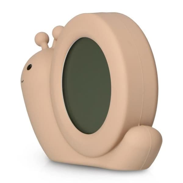 Pedagogisk väckarklocka och snigelnattlampa Alecto BC110BE SIMON Beige