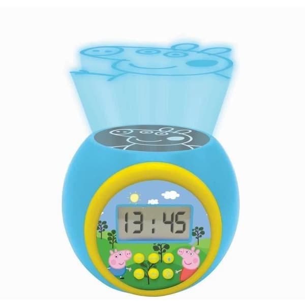 Peppa Pig projektor väckarklocka med timer