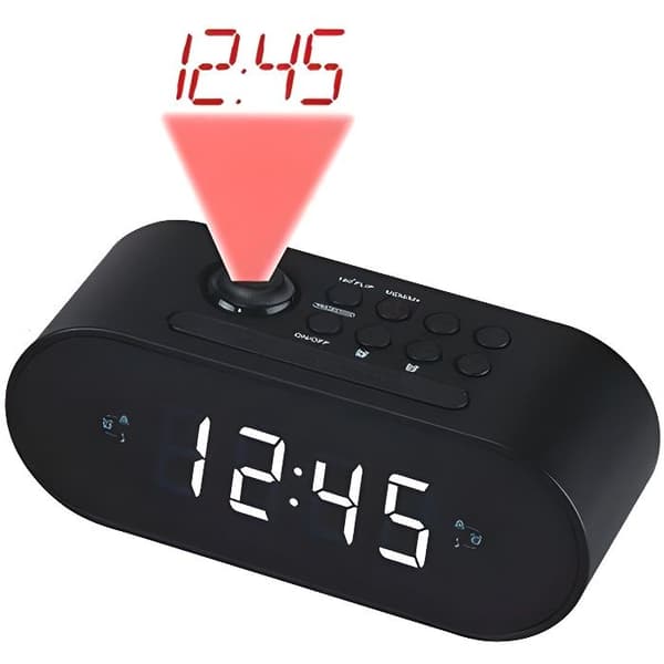 Denver Electronics CRP-717 1" LED svart klockradio