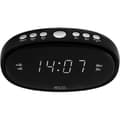 Miniatyrbild 2 av 4: Alarmklockradio - EKG - RB 010 - Svart - FM PLL-tuner - 220V strömförsörjning + Batteri