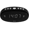 Miniatyrbild 1 av 4: Alarmklockradio - EKG - RB 010 - Svart - FM PLL-tuner - 220V strömförsörjning + Batteri