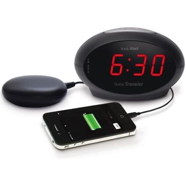 GEEMARC Sonic Traveler SBT 600SS hörselskydd väckarklocka - USB-port
