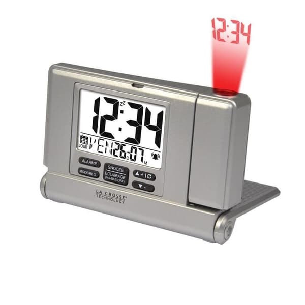 Resealarm med projektor La Crosse Technology WT525 Silver
