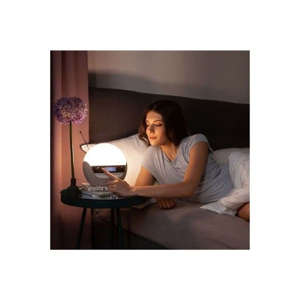 Väckarklocka - Lumie - Bodyclock Luxe 700FM - FM-radio - Bluetooth-högtalare - Blått ljus