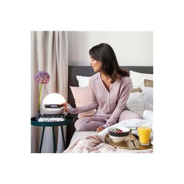 Väckarklocka - Lumie - Bodyclock Luxe 700FM - FM-radio - Bluetooth-högtalare - Blått ljus