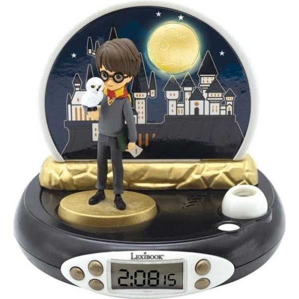 Harry Potter 3D-projektor väckarklocka - Magiska ljud - LEXIBOOK