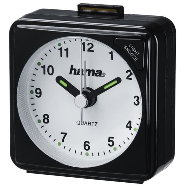 REISEWECKER A50, SCHWARZ HAMA 00186329