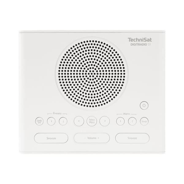TechniSat DigitRadio 51 - DAB-radio - vit