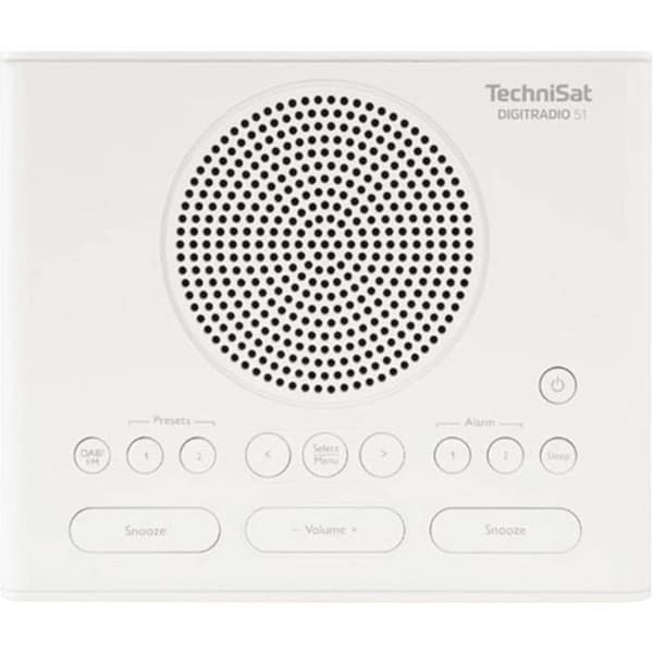 TechniSat DigitRadio 51 - DAB-radio - vit