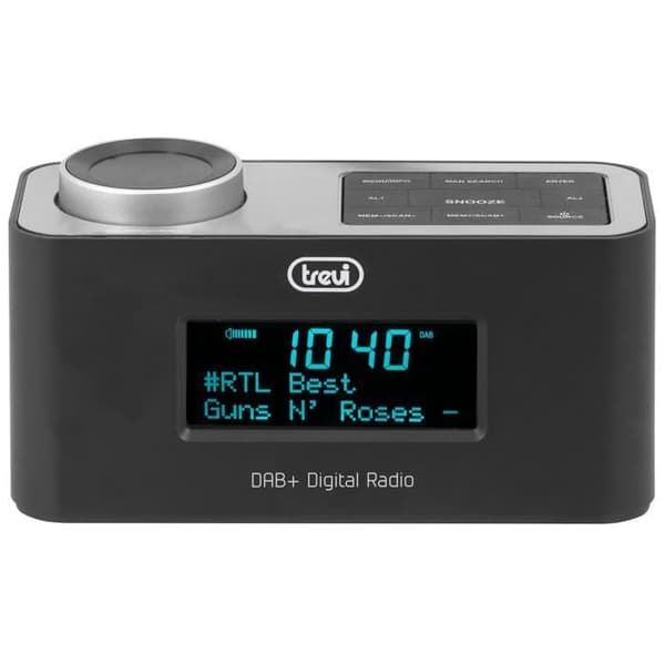 DIGITAL LARMRADIO RC 80D6 DAB + SVART TREVI