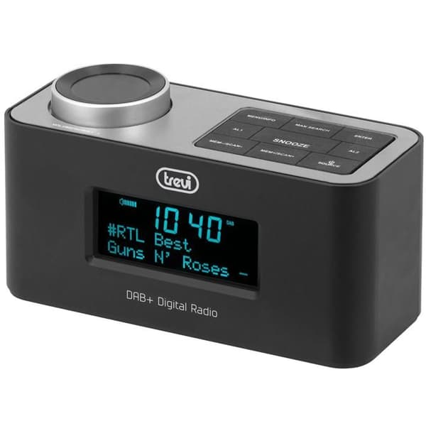 DIGITAL LARMRADIO RC 80D6 DAB + SVART TREVI