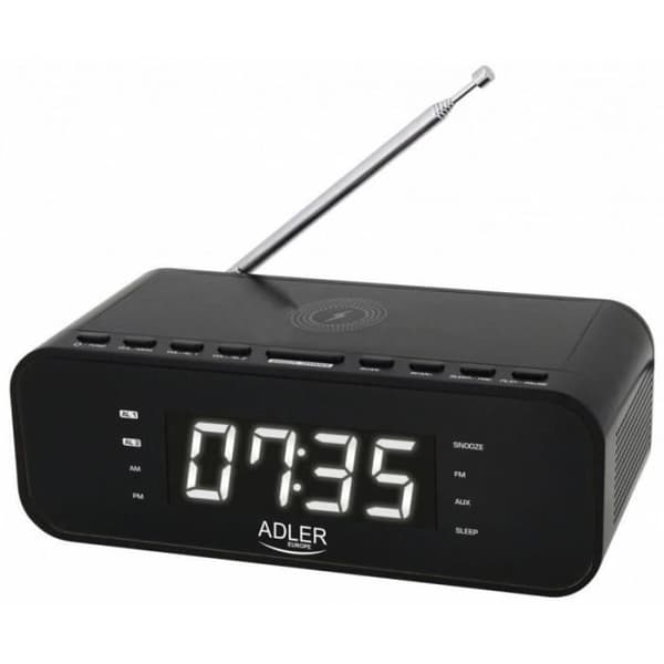 Adler klockradio svart - AD 1192b