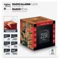 Miniatyrbild 2 av 5: BIGBEN INTERACTIVE Radioklocka Cube Projektor Dekor Rock Wood