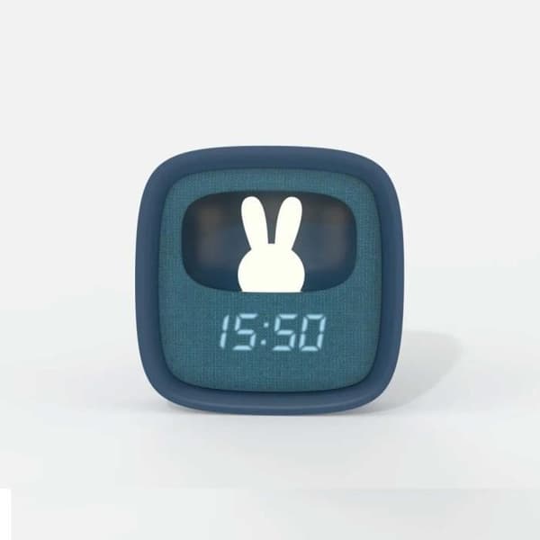 Billy Clock Touch Väckarklocka & Nattljus - MOB - Blå - Programmerbar - Barn