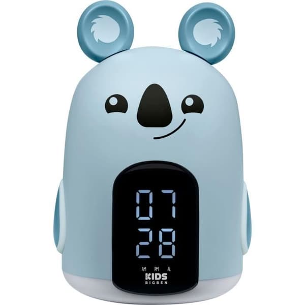 Koalaen Coco vækkeur og natlampe - BIGBEN - 3 melodier - Justerbar lysintensitet - Tidsvisning