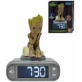 Miniatyrbillede 1 af 4: Guardians of the Galaxy Groot digitalt vækkeur med natlys og lydeffekter