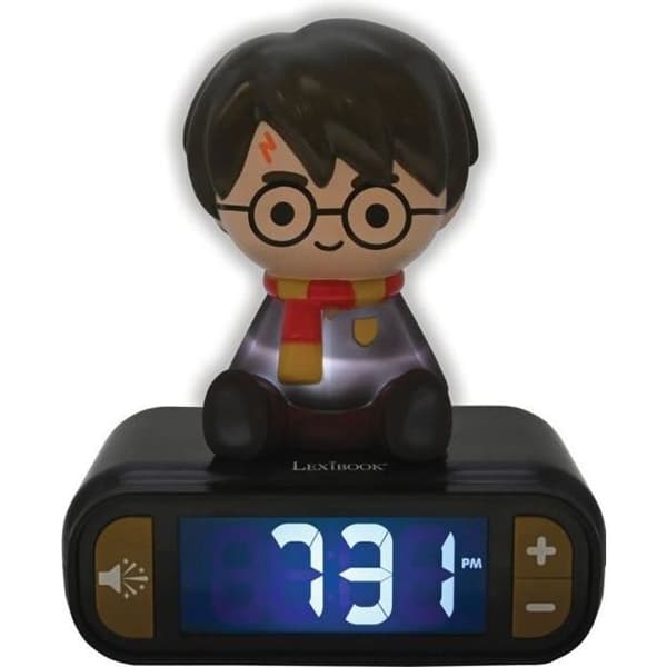 HARRY POTTER - Digitaalinen herätyskello - 3D-yövalo ja äänitehosteet