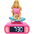 Miniatyrbild 1 av 5: Digital väckarklocka med stark nattlampa. 3D-Barbie och ljudeffekter