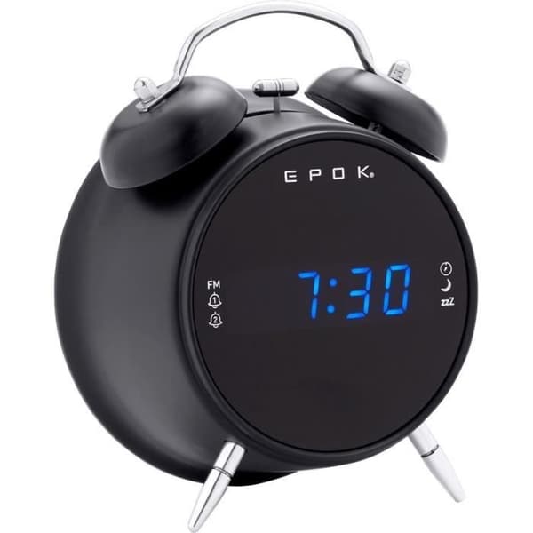 BIGBEN RR90EPOKN Väckarradio EPOK - dubbel väckning - svart
