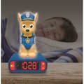 Miniatyrbild 3 av 5: LEXIBOOK Digital Nattlampa Väckarklocka - Paw Patrol - Chase 3D Ljus och Ljud - Blå - Barn