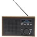 Miniatyrbild 1 av 4: Retroradio med larmfunktion, trälook Dab-46
