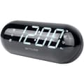 Miniatyrbild 1 av 3: MUSE M-19 GL klockradio - PLL, 20 FM-stationer, dubbla larm, vit LED-display