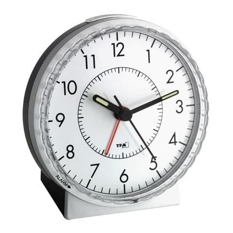 Elektronisk väckarklocka - TFA - 60.1010 - Snooze - Radio - Bakgrundsbelyst