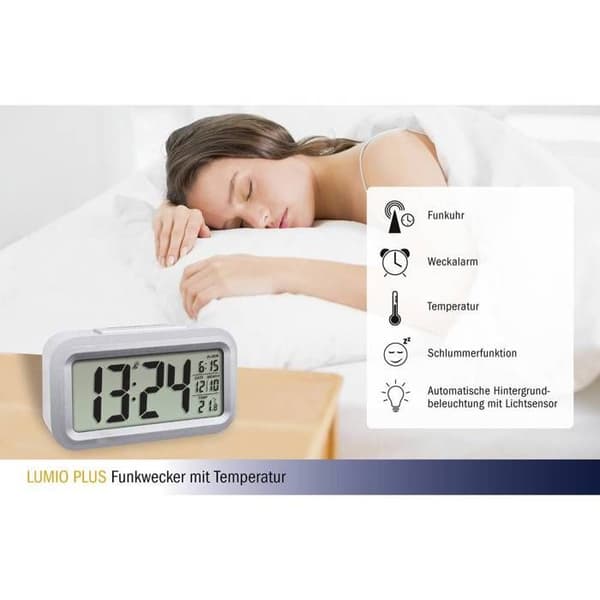 TFA Dostmann 60.2553.02 Wecker Lumio plus - vit