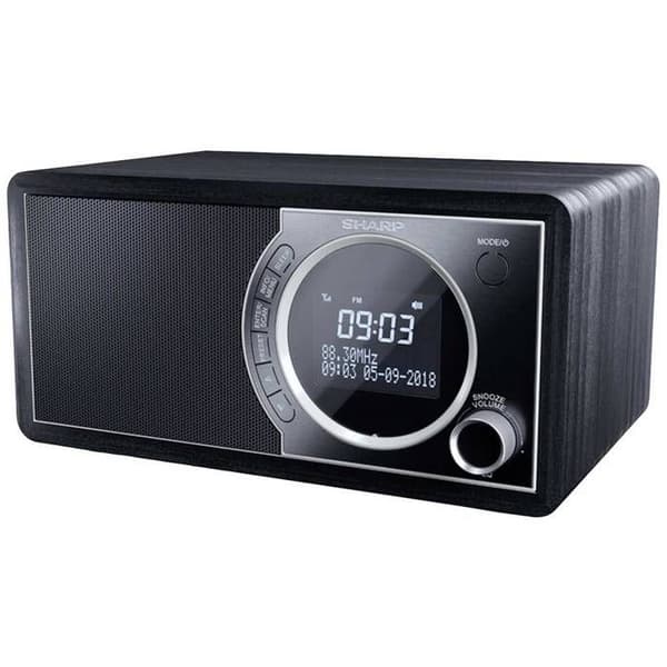 Bärbar digitalradio - SHARP - DR-450(BK) - DAB-DAB+-FM - Bluetooth 4.2 - Sömnlarm