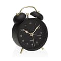 Miniatyrbilde 1 av 2: Alarmklokke Versa Svart Metall 5,4 x 13,5 x 9,7 cm