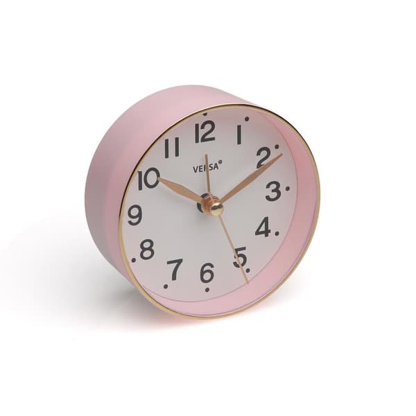 Väckarklocka Versa Rosa Plast