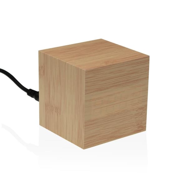 Vækkeur Versa Træ MDF Minimalistisk 6,4 x 6,3 x 6,4 cm