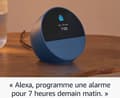 Miniatyrbild 5 av 6: Smart radio amazon Echo Spot i azul färg med kraftfullt och intensivt ljud, använd på dagen med god paj, usa el