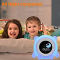 Miniatyrbild 6 av 7: Bomclap Digital väckarklocka för barn med LED nattlampa, snooze, 7 färger, uppladdningsbar